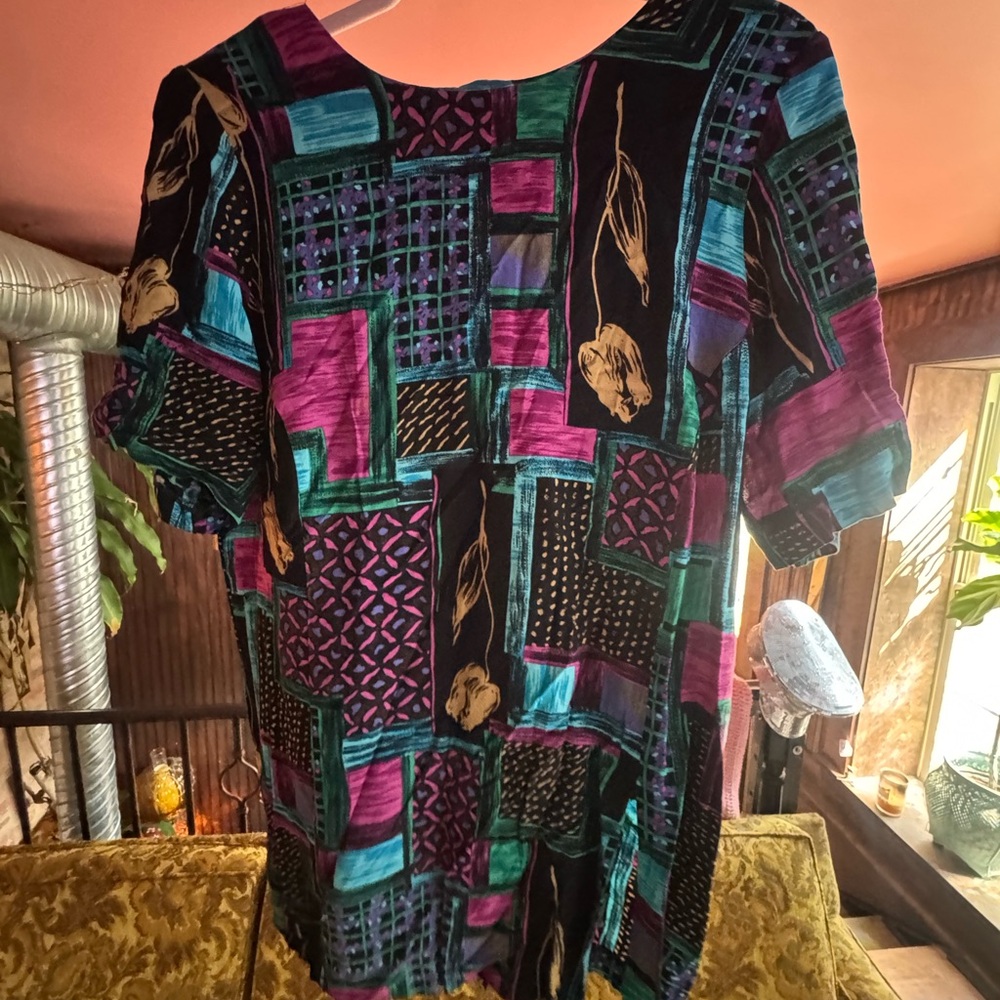 Colorful Geometric Women's Top
